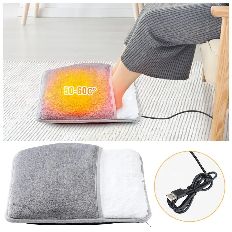 Calentador de pies USB - Gris